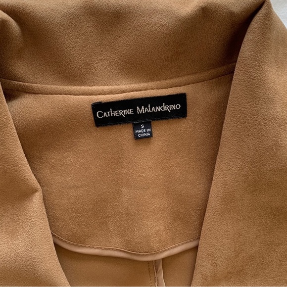 Catherine Malandrino Suede Coat - Picture 2 of 3